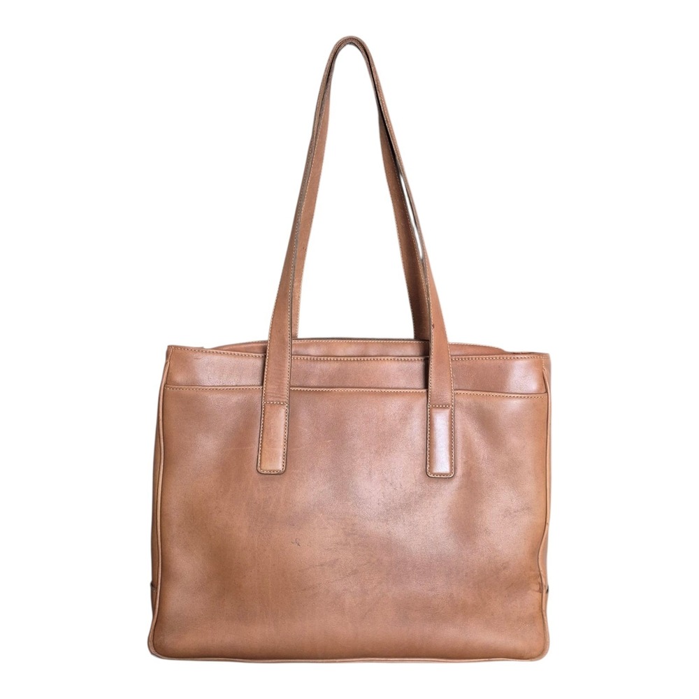 VTG Coach Legacy Leather Laptop Tote Bag Style‎ 5209 British Tan Unisex - Picture 2 of 8